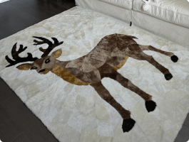 Carpets made of natural fur